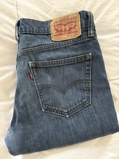 Levi's 511 Slim Fit Straight Blue Denim Men's Jeans Cotton Medium Wash