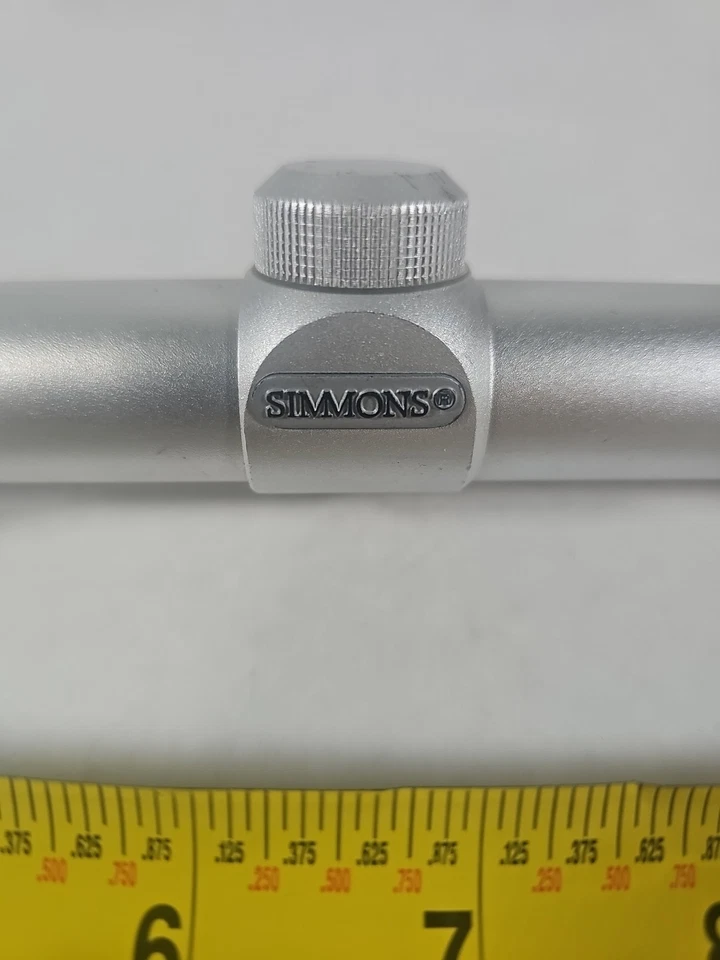 Прицел винтовочный Simmons Deerfield 1 дюйм 3-9x40 модель 31029 серебристая отделка изящный - Изображение 3 из 4