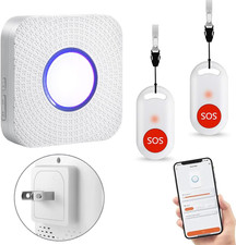 Wifi Smart Wireless Caregiver Pager Call Button System for Seniors, Disabled, El