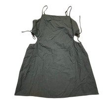 NEW Aerie Sleeveless Cutout Mini Dress Green Smocked Back Cottagecore XL
