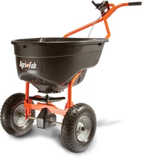45-0614 130 Lb. Push Lawn & Garden Broadcast Spreader for Seed,Fertilizer,Salt,I