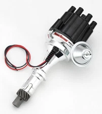 Pertronix Ignitor III Billet Distributor Black Cap for Pontiac V8 | D7120700