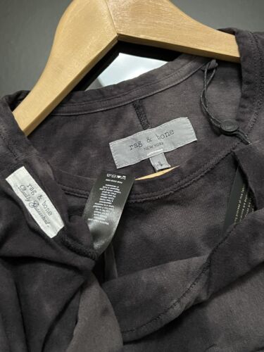 Camiseta de lujo Rag & Bone para hombre - Lino - Costura central trasera - Tie Dye - Nueva con etiquetas $165 - Imagen 10 de 14
