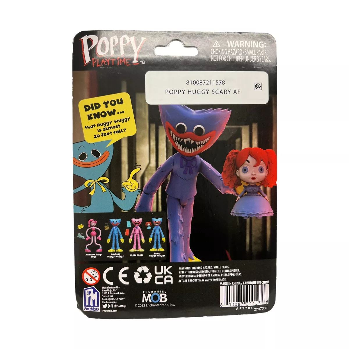 POPPY Playtime Scary Huggy Wuggy 5 Posable Action Figure Series 1