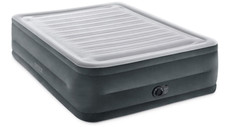 Intex 64417ED Queen Dura-Beam Air Mattress with Built-in Pump, 600lb Capacity