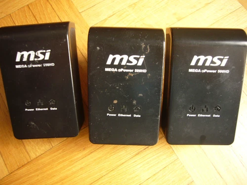msi MEGA ePower 500HD Network Kabeladapter Internet D-Link LAN Powerline Etherne