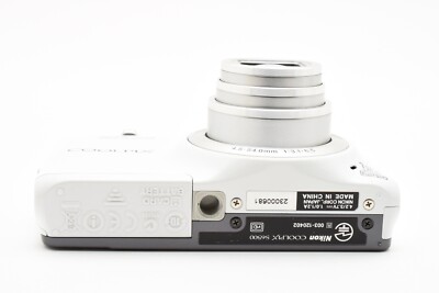 MINT] Nikon COOLPIX S6500 White 16MP Compact Digital Camera