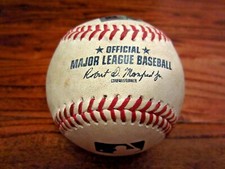 Yermin Mercedes White Sox Game Used Baseball 6/20/2021 vs Astros Hit GO + Lamb K