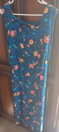 Sag Harbor Vintage Womens Maxi Floral Vintage lightweight dress Size 10 - Picture 3 of 4