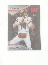 2023 Black Sam Howell FOTL Ruby RC   2/9  #96 Washington Commanders SSP