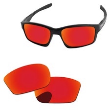 Lenslog Fire Red Polarized Replacement Lenses For-Oakley Chainlink OO9247
