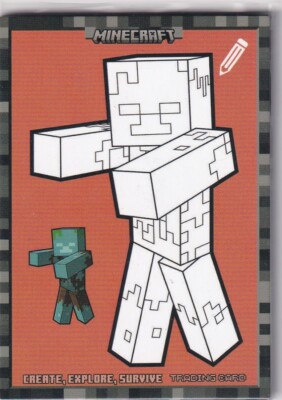 Panini Minecraft 3 Create, Explore, Survive Limited Edition Nr. 8 Zombie