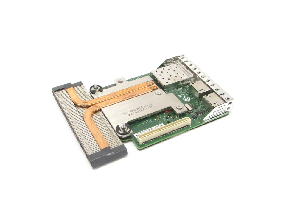 Dell X520-DA2 0C63DV Quad Port 2x 10Gbe SFP 2x 1Gb I350 Network Daughter Card - Image 2 of 4
