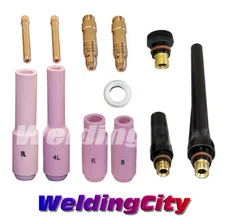 TIG Welding Regular Setup Accessory Kit (1/8") Torch 17/18/26 T11B (US Seller)