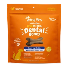 Multifunctional Dental Bones for Dogs, 30 Small Dry Bones for Dogs 12-25 lbs