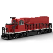 Custom MOC-105944 Canadian Pacific GP15 Retro Train (1433 Parts) Toys Gift