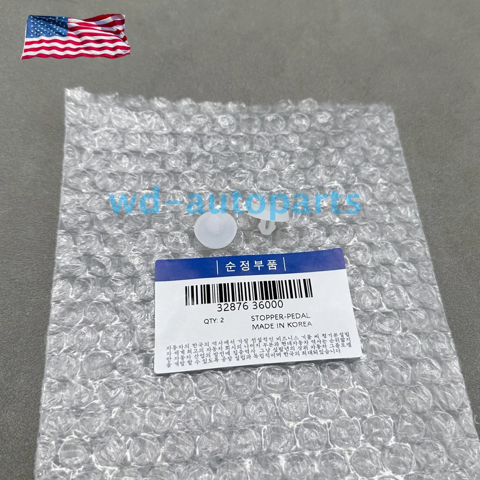 NEW2X Brake Pedal Stopper 3287636000 For 01-15 Kia Optima Sorento Sportage Soul Foto 3 de 4