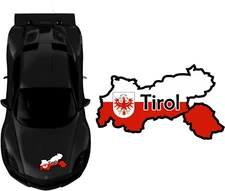 Tyrol sticker flag coat of arms flag hood car flag 44x26cm MHF