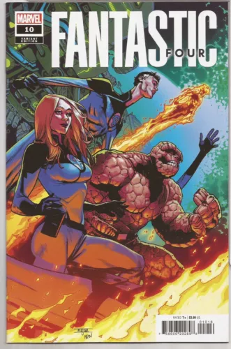 FANTASTIC FOUR #10 -MAHMUD A. ASRAR RETIALER INCENTIVE VARIANT - G.O.D.S. TIE IN