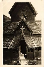 CPA AK NORWAY Borgund Kirke Laerdal (258068)