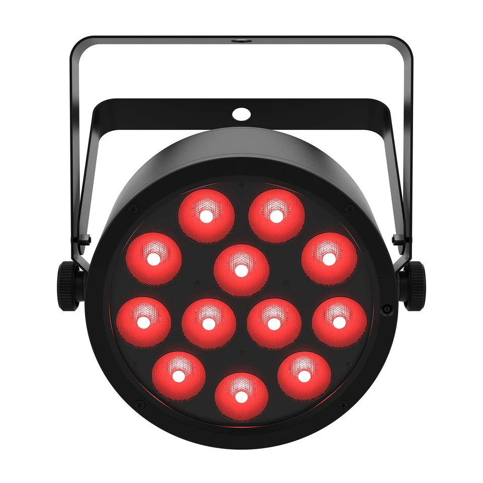 Chauvet DJ SlimPACK Q12 ILS (4) SlimPAR Q12 ILS RGBA Lights+DMX Cables+Carry Bag - Image 2 of 4