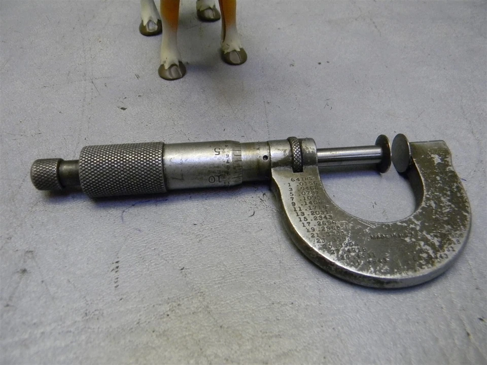 Medidor micrómetro de disco Starrett NO 256 0-1" Foto 4 de 4