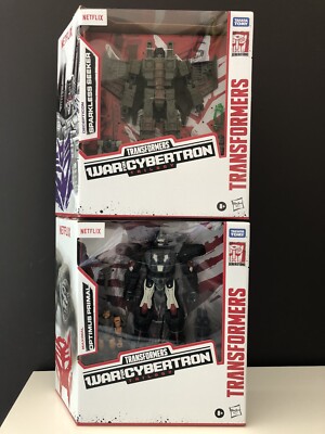 BNIB TRANSFORMERS Netflix OPTIMUS PRIMAL+SPARKLESS SEEKER VOYAGER SET of 2