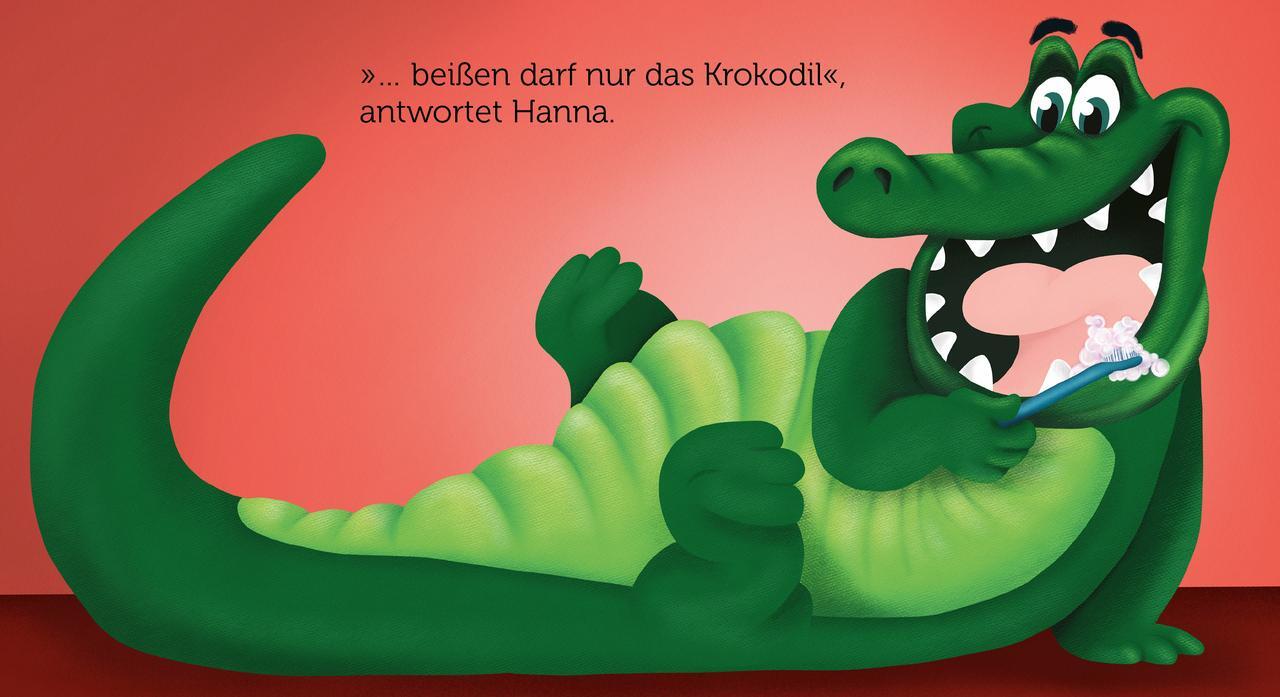 Thumbnail - Beißen Darf Nur Das Krokodil - Carina Heer - 9783747403860