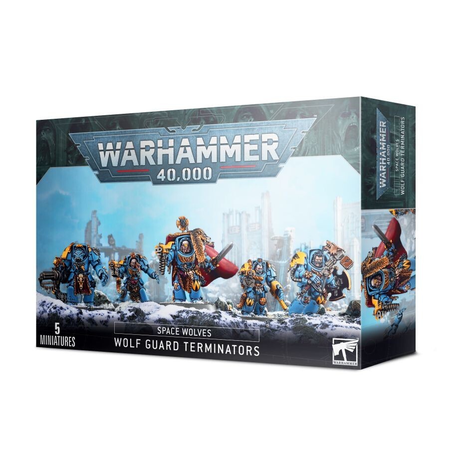 Space Wolves Wolf Guard Terminators Warhammer 40K NIB