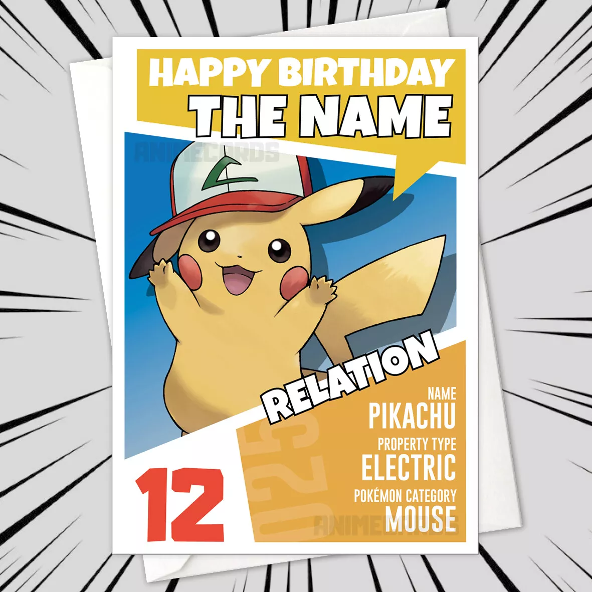 Pokemon Go Birthday Invitation Pikachu Poke Modelo