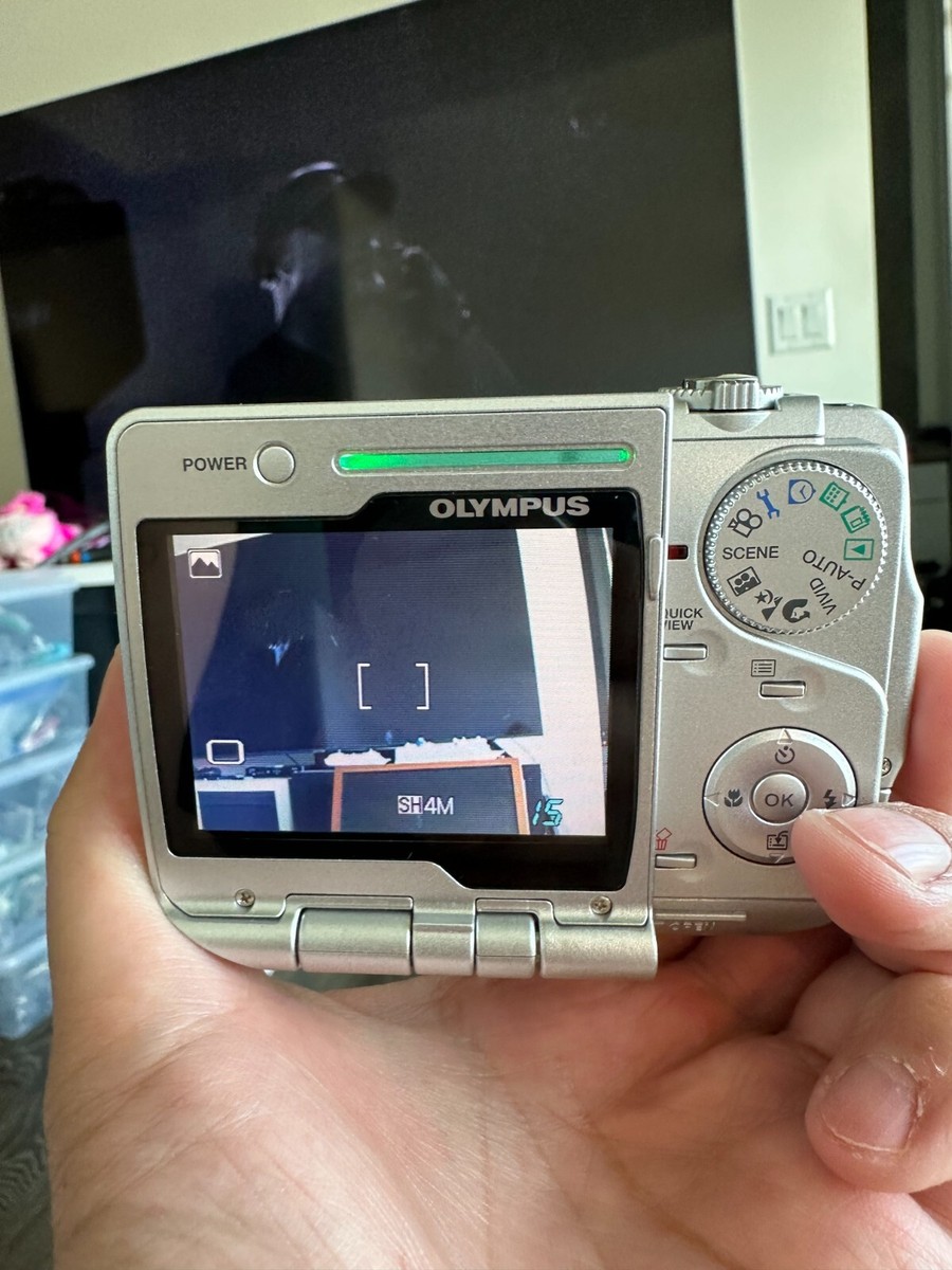 Olympus IR-500 Digital Camera w/ DOCK XD Tested Works Memory Olympus IR-500 Digital Camera w/ DOCK XD Tested Works Memory