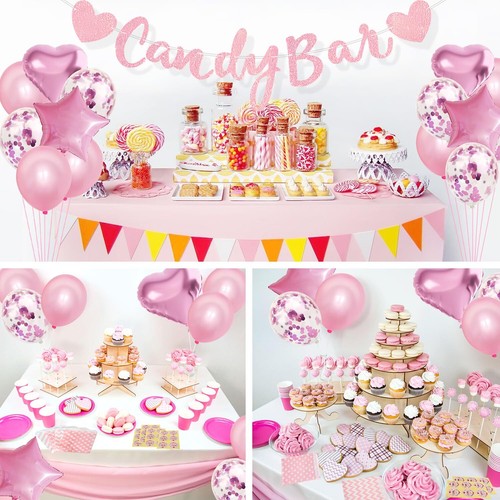 69 Pezzi Candy Bar Accessori per Candy Bar Accessori Candy Bar Sacchetti per ... - Picture 4 of 7