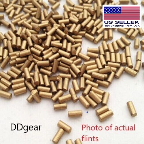 Flints Gold Replacement For Fluid/gas Lighters, Bulk Lighter Flint