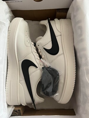 Nike Air Force 1 Low SP AMBUSH Shoes Phantom White Black DV3464-002 US10 NEW 10
