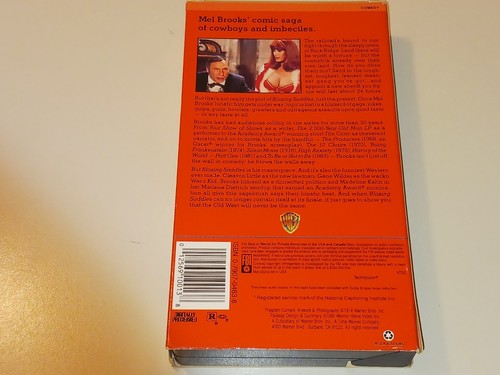 BLAZING SADDLES (VHS 1974) Mel Brooks, Cleavon Little, Gene Wilder, Slim Pickens - Picture 6 of 14