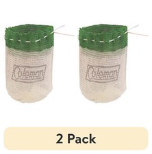  2 pack Insta-Clip 21 Wire Mantles for Coleman Kerosene Lanterns,2 Pack,Green