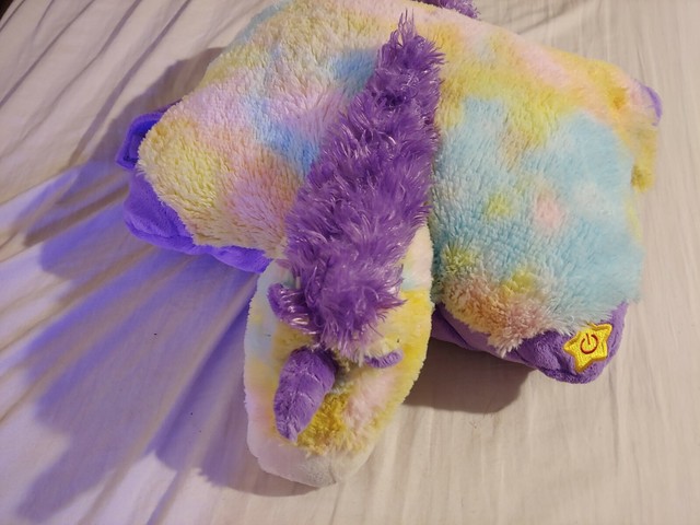 Pillow Pets Glow Pets Rainbow Unicorn 18 For Sale Online Ebay