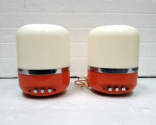 Coppia Lampade Radio Europhon Anni ‘70 Adriano Rampoldi