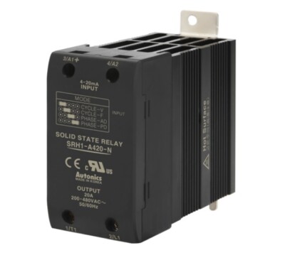 Autonics SRH1-A220-N 20A Current Input 4-20mA Solid State Relay 100-240VAC