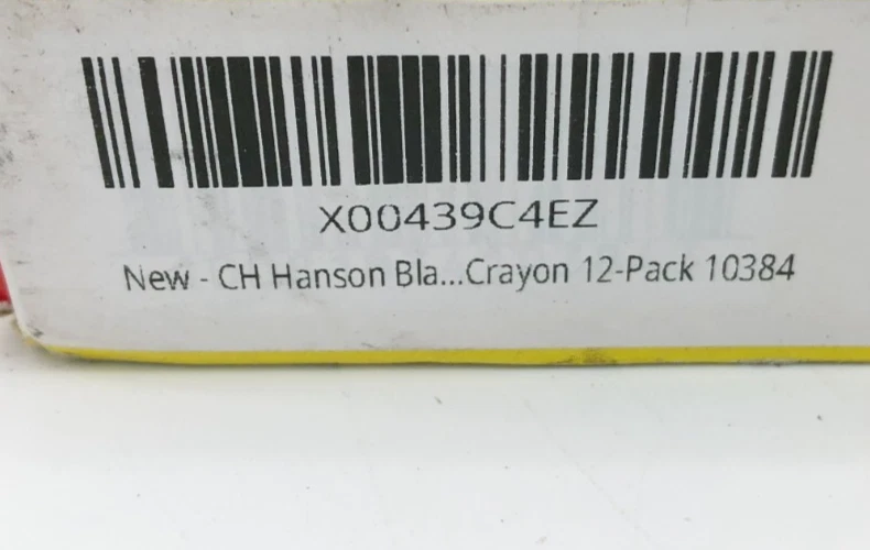 Lot of 23 New CH Hanson 10384 No-Melt Lumber Crayons Black - Image 4 of 4