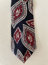 Wembley Vintage Men's Necktie Tie Silk Made in USA Large Paisley Print Style