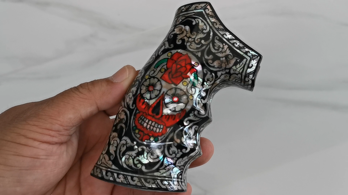 Taurus Tracker Pearl Grips for Judge Revolver Model 617 627 692