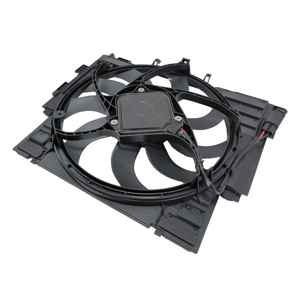 Radiator Cooling Fan Assembly Fits BMW F10 528i 528i xDrive 2012-16 17418642161 - Image 4 of 4