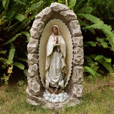 Virgin Mary Guadalupe Statue 18.8in Catholic Garden Patio Indoor Outdoor DecoR