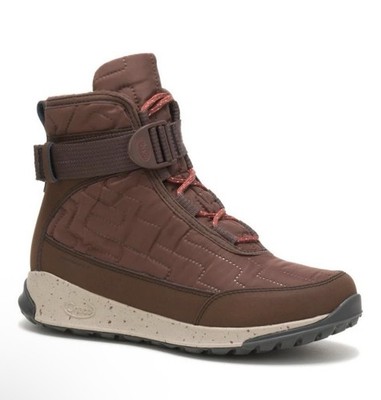 NWT Chaco Borealis Quilt Waterproof Boots in Mahogany, Size 6