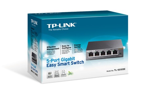 TP-link TL-SG105E 5-Port Gigabit Easy Smart Switch - TP-LINK - Picture 4 of 4