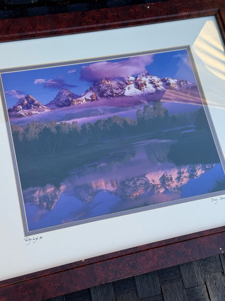 Rodney Lough Jr Just Woods Glacier National Park Signed Photo - Image 2 of 4