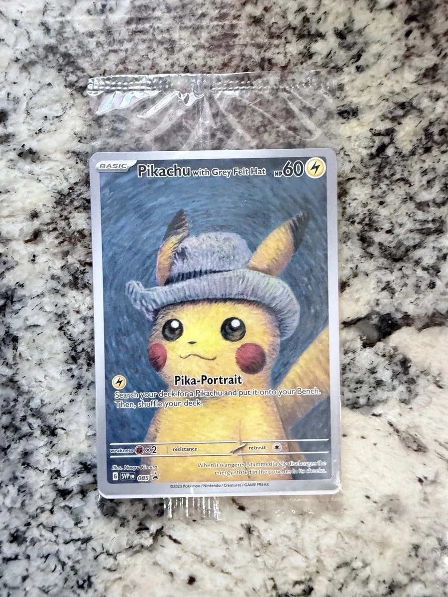 Pikachu with Grey Felt Hat 085 Sv: Scarlet & Violet Promo Cards