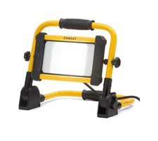 Work Light Yellow 30w Folding LED 230v IP65 6000K Stanley SXLS31336E