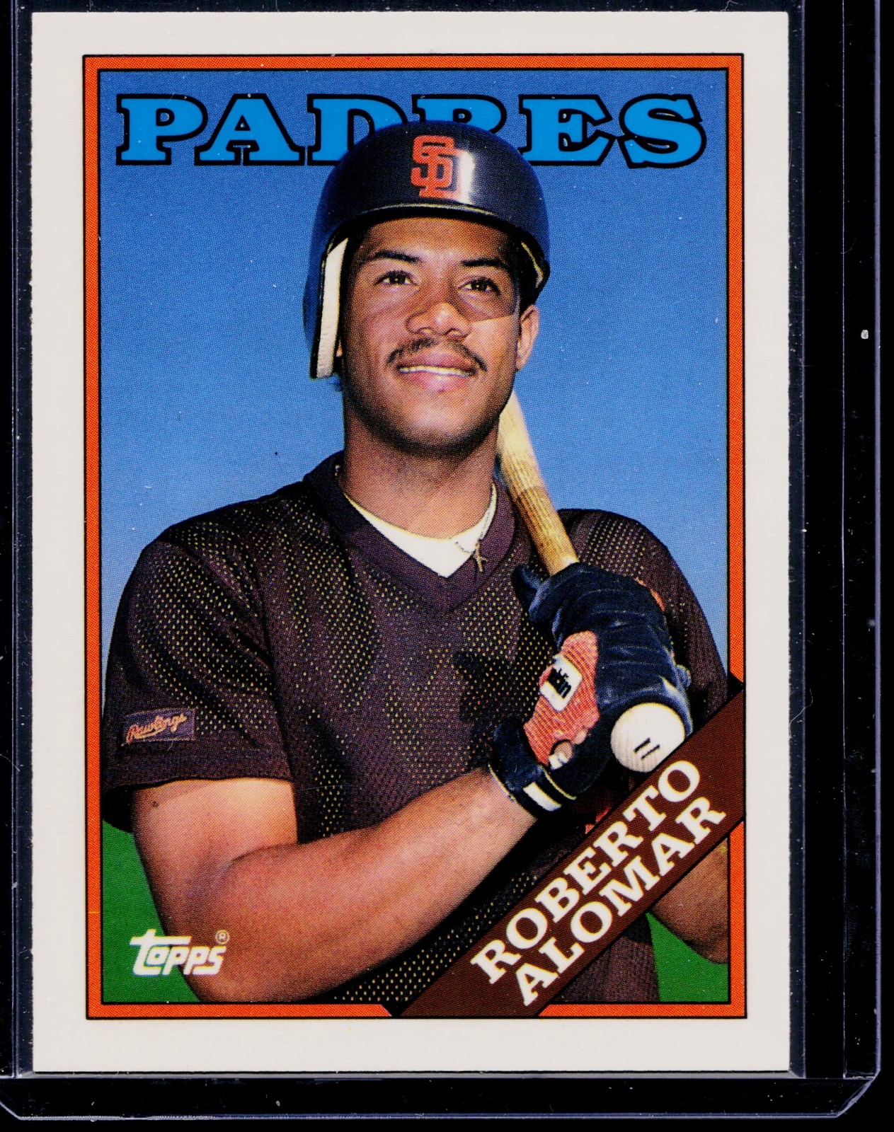 1988 Topps Traded #4T Roberto Alomar Limited Edition (Tiffany)